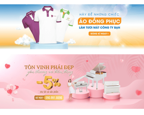 Thiết kế Banner Website Thông Điệp Rõ Ràng Và Ngắn Gọn