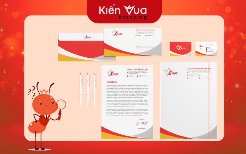 Thiết Kế Logo Văn Phòng Phẩm Chuyên Nghiệp Tại Kiến Vua Branding