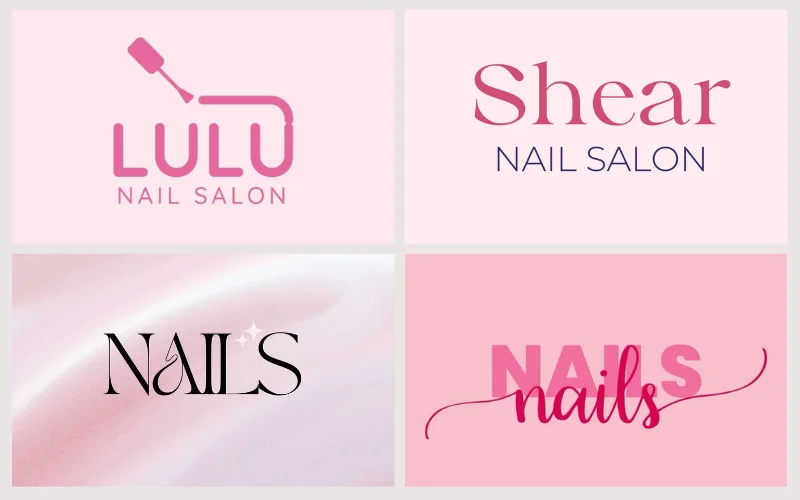 Mẫu logo phong cách tối giản