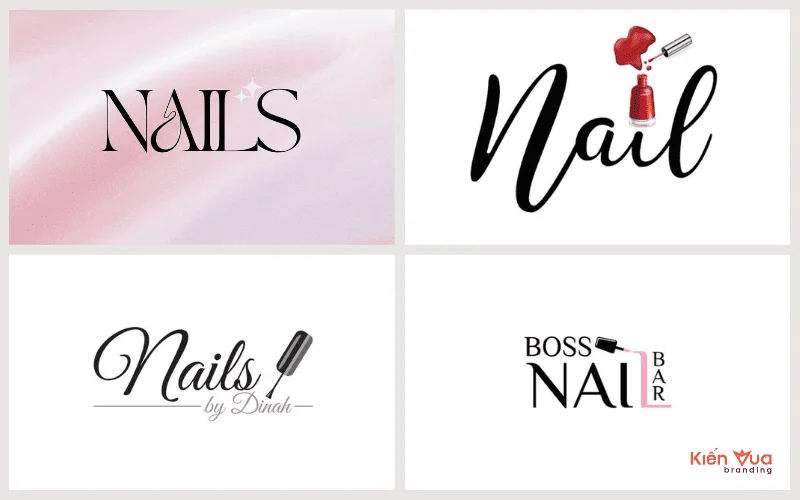 Mẫu thiết kế logo nail Kiến Vua 