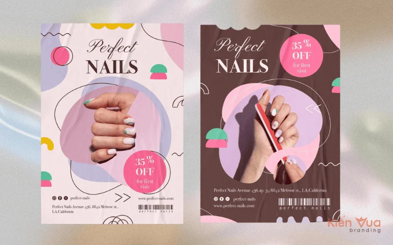 Mẫu Poster Nail Art Chủ Đề “Y2K Retro”