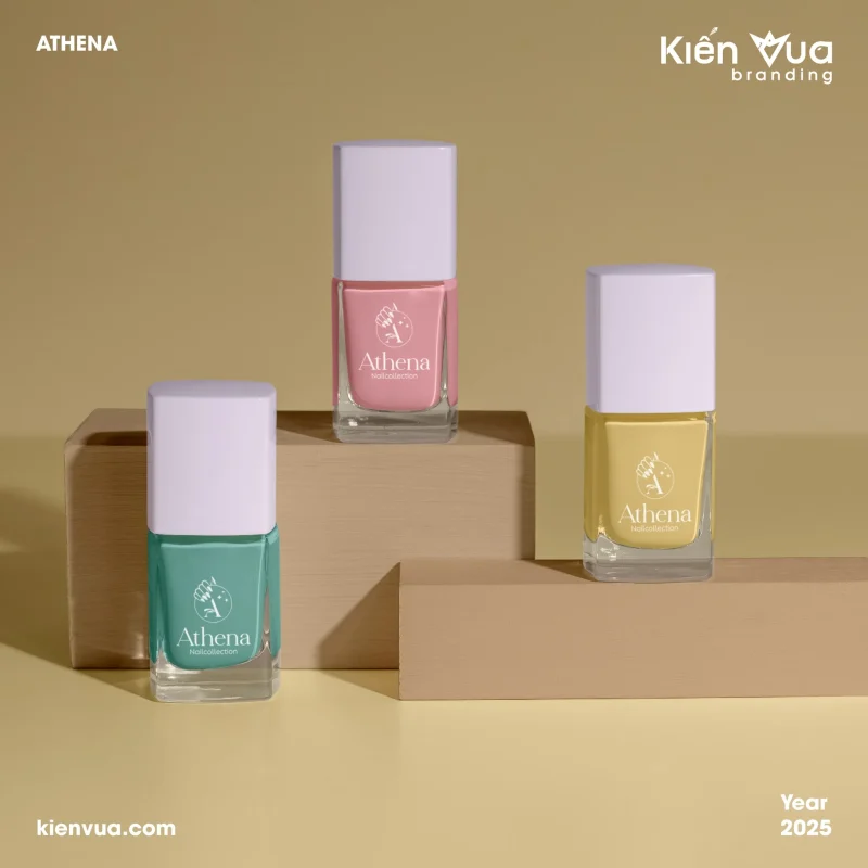 Dự Án Athena Nailcollection tại Kiến Vua Branding