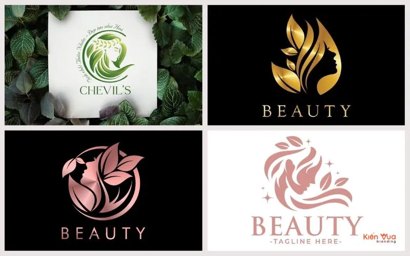 Xu hướng logo beauty thiên nhiên
