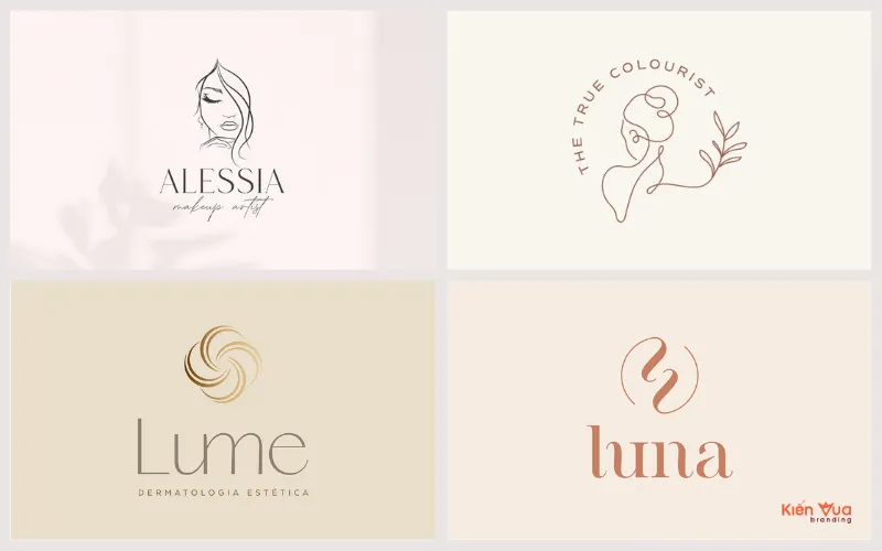 Xu hướng logo beauty tối giản