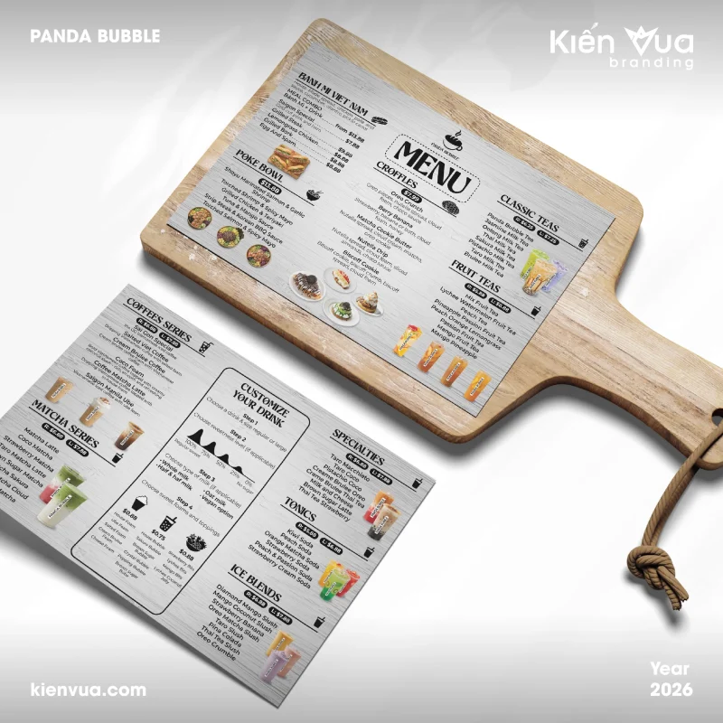 Dự án đã mockup tại Kiến Vua Branding